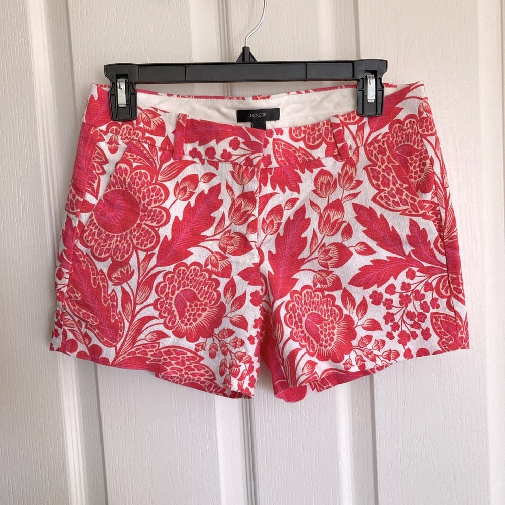 J. Crew Textured Mid Rise Chino Shorts